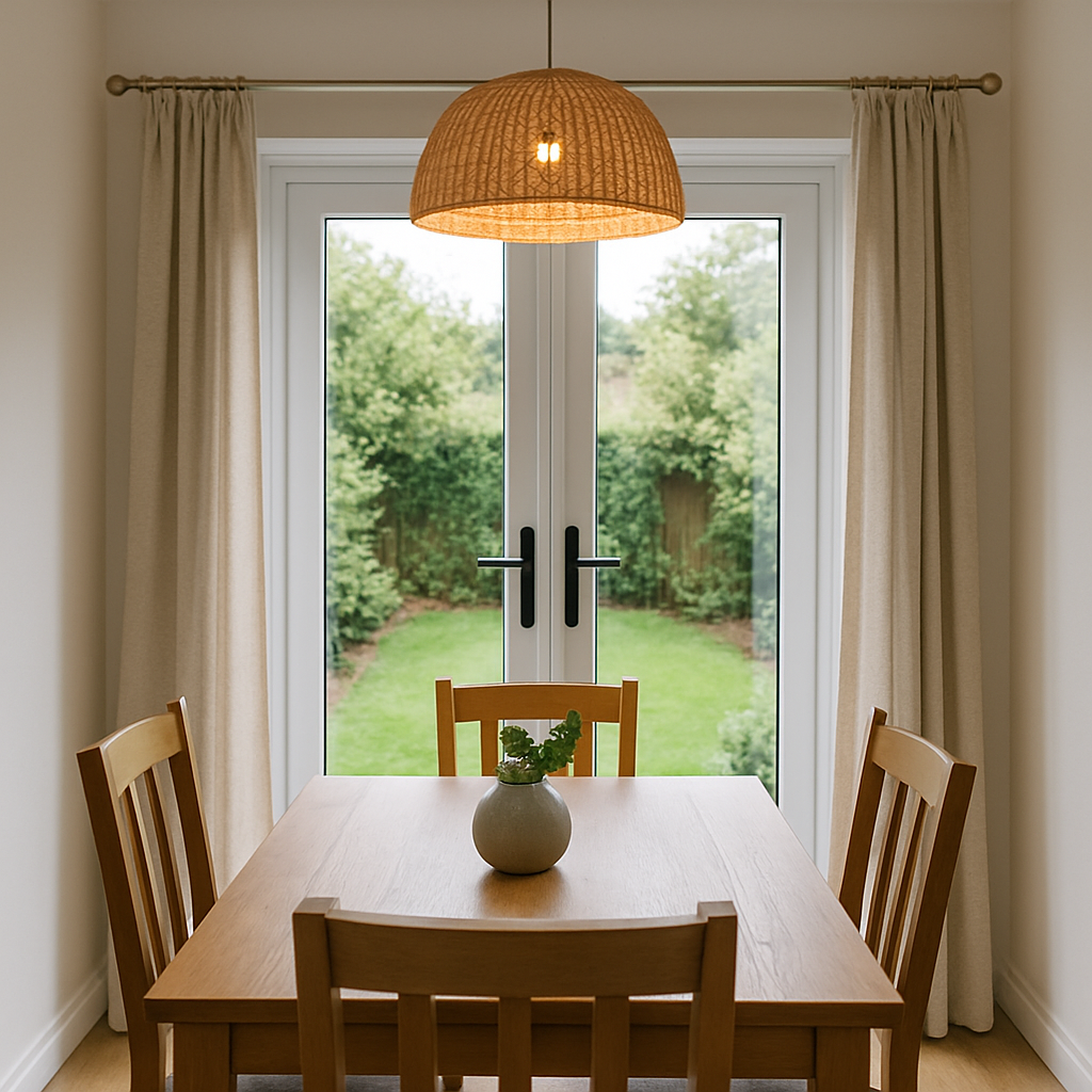 French doors with Georgian bars